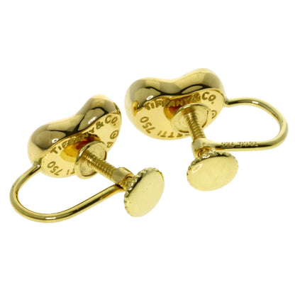 TIFFANY&Co. Bean Earring K18 Yellow Gold Ladies [Used]