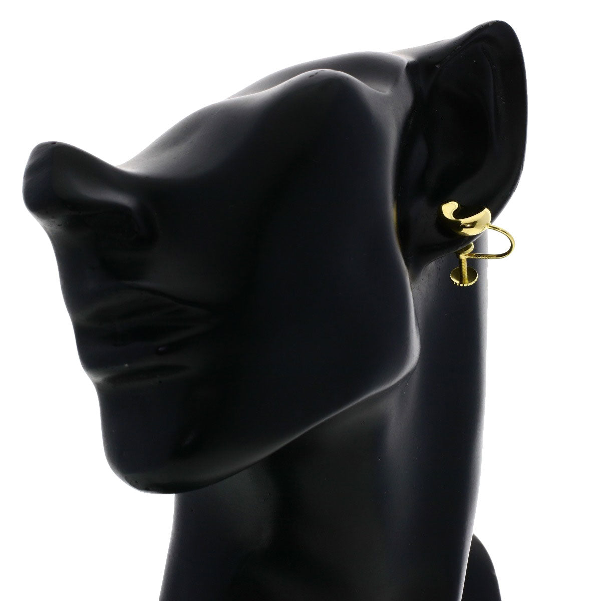 TIFFANY&Co. Bean Earring K18 Yellow Gold Ladies [Used]