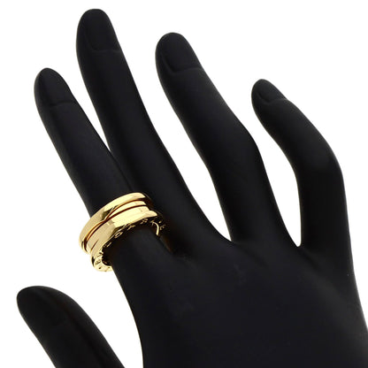 BVLGARI B.zero1 2 Band #49 Ring K18 Yellow Gold Ladies [Used]
