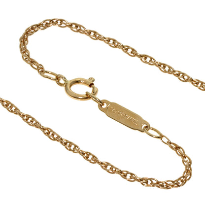 TIFFANY&Co. Twist heart Necklace K14 Yellow Gold Ladies [Used]