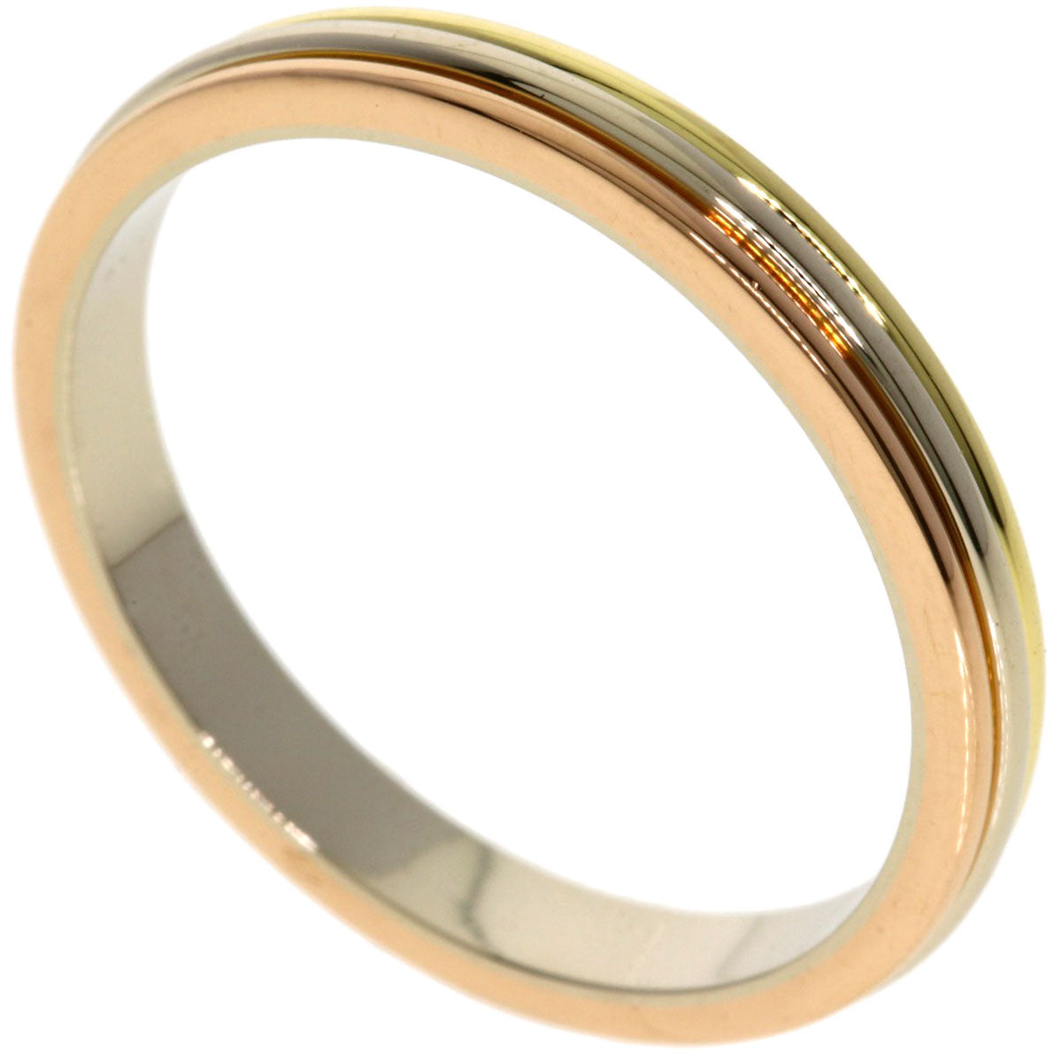 CARTIER   Vendome Three Color #62 Ring  K18 Yellow Gold K18 White Goldunisex [Used]