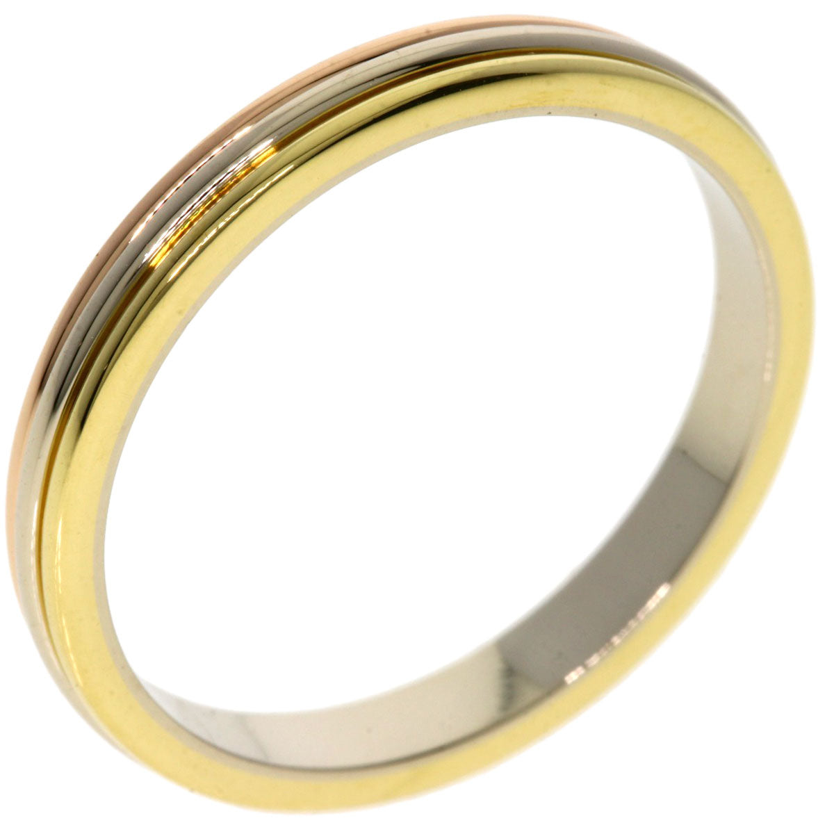 CARTIER   Vendome Three Color #62 Ring  K18 Yellow Gold K18 White Goldunisex [Used]