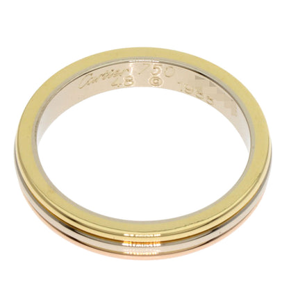 CARTIER Three colors # 48 Ring K18 Yellow Gold K18 White GoldLadies [Used]