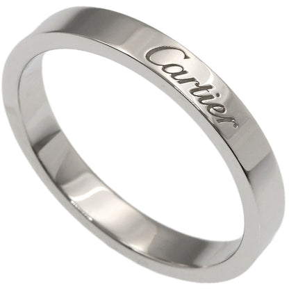 CARTIER Engraved #57 Ring Platinum PT950 Ladies [Used]