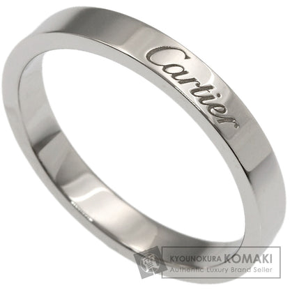 CARTIER Engraved #57 Ring Platinum PT950 Ladies [Used]