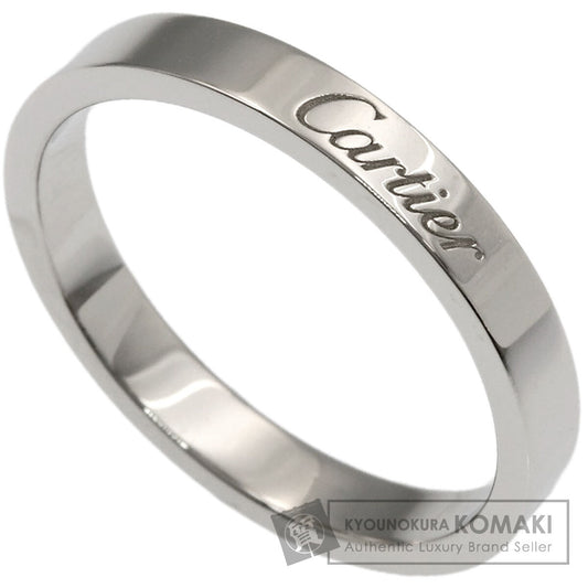 CARTIER Engraved #57 Ring Platinum PT950 Ladies [Used]