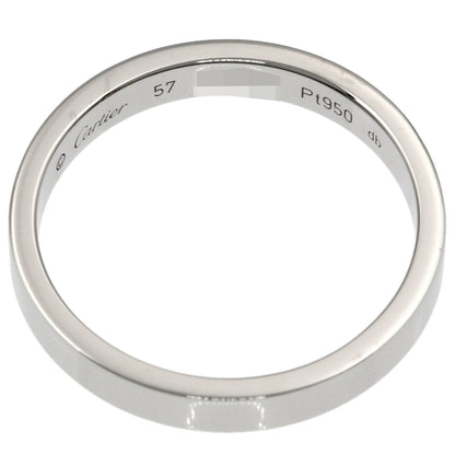 CARTIER Engraved #57 Ring Platinum PT950 Ladies [Used]