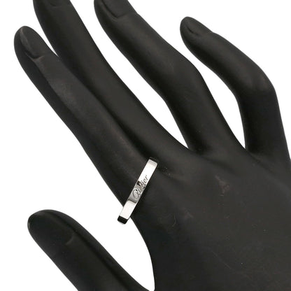 CARTIER Engraved #57 Ring Platinum PT950 Ladies [Used]