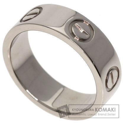 CARTIER love ring #48 Ring K18 White Gold Ladies [Used]