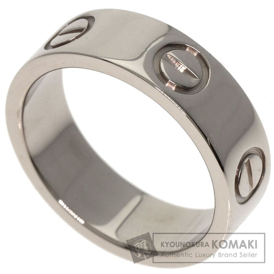 CARTIER love ring #48 Ring K18 White Gold Ladies [Used]