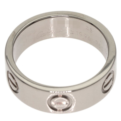 CARTIER love ring #48 Ring K18 White Gold Ladies [Used]