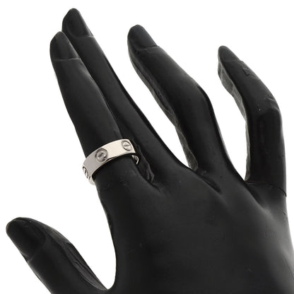 CARTIER love ring #48 Ring K18 White Gold Ladies [Used]