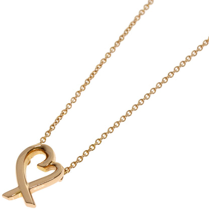TIFFANY&Co.   Loving heart Necklace  K18 Pink Gold Ladies [Used]