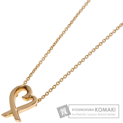 TIFFANY&Co.   Loving heart Necklace  K18 Pink Gold Ladies [Used]
