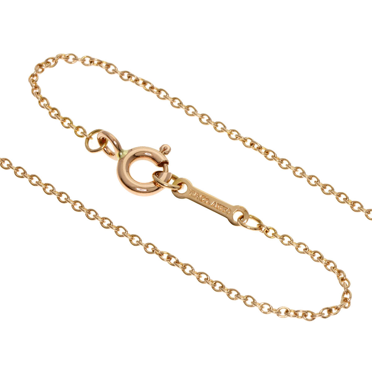 TIFFANY&Co.   Loving heart Necklace  K18 Pink Gold Ladies [Used]