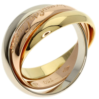 CARTIER Trinity MM #49 Ring K18 Yellow Gold 18K Pink GoldLadies [Used]
