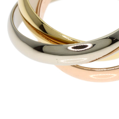 CARTIER Trinity MM #49 Ring K18 Yellow Gold 18K Pink GoldLadies [Used]