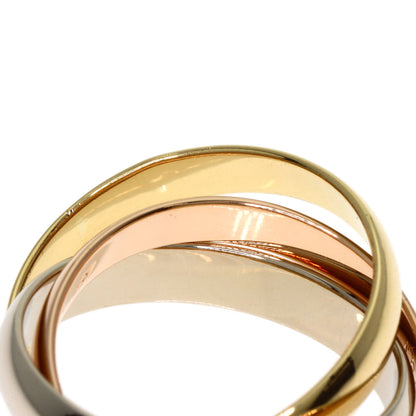 CARTIER Trinity MM #49 Ring K18 Yellow Gold 18K Pink GoldLadies [Used]