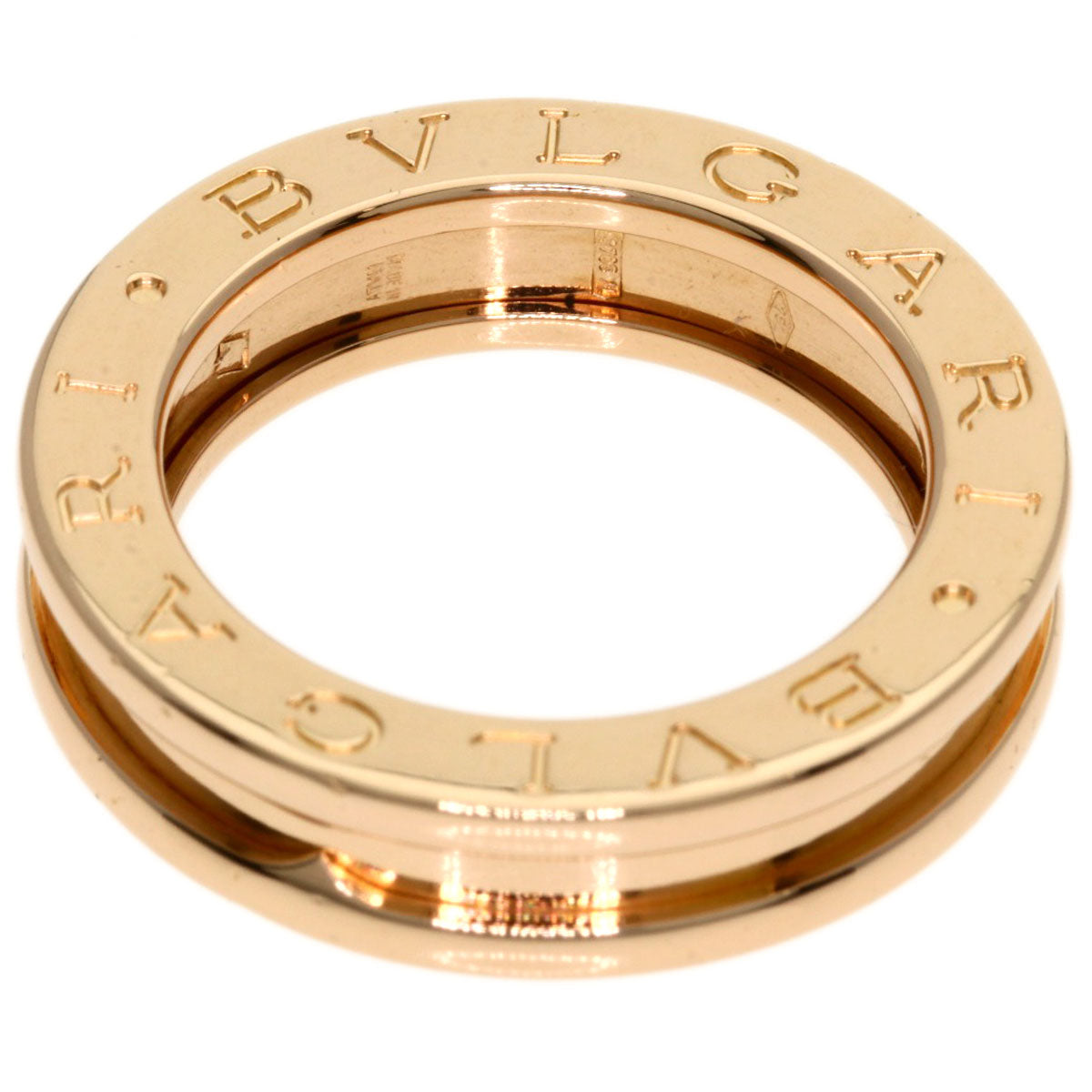 BVLGARI B.zero1 XS 1 band #47 Ring K18 Pink Gold Ladies [Used]