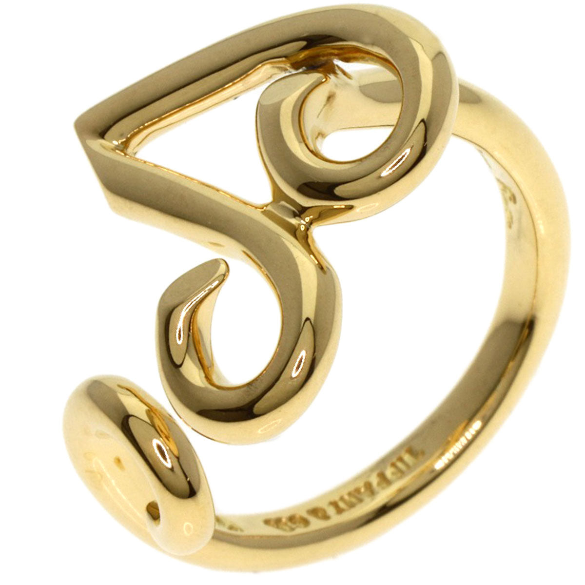 TIFFANY&Co. Aries Zodiac Ring K18 Yellow Gold Ladies [Used]