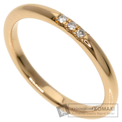 TIFFANY&Co.   Forever Classic 3P Diamond Ring  K18 Pink Gold Ladies [Used]