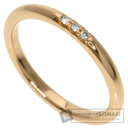 TIFFANY&Co.   Forever Classic 3P Diamond Ring  K18 Pink Gold Ladies [Used]