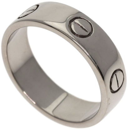 CARTIER love ring #57 Ring K18 White Gold Ladies [Used]