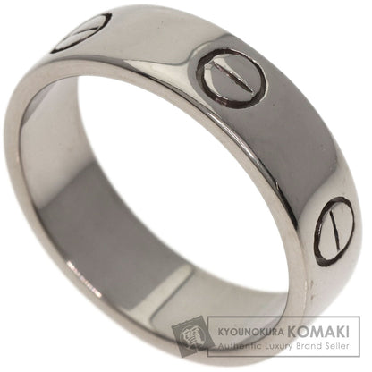 CARTIER love ring #57 Ring K18 White Gold Ladies [Used]
