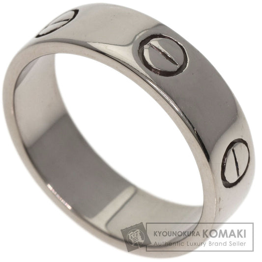 CARTIER love ring #57 Ring K18 White Gold Ladies [Used]