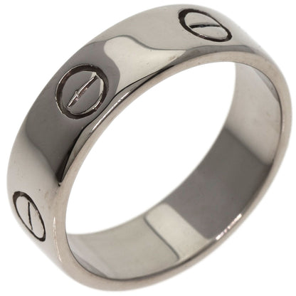 CARTIER love ring #57 Ring K18 White Gold Ladies [Used]