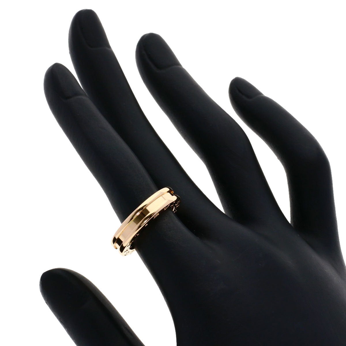 BVLGARI B.zero1 1 band #49 Ring K18 Pink Gold Ladies [Used]
