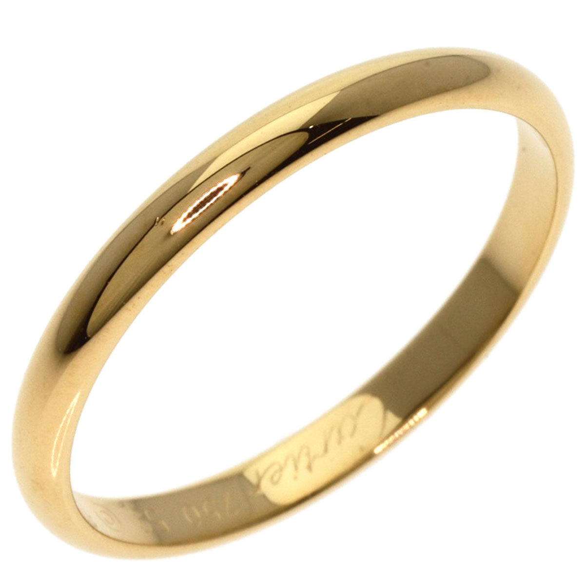 CARTIER   Wedding Band #59 Ring  K18 Yellow Gold unisex [Used]