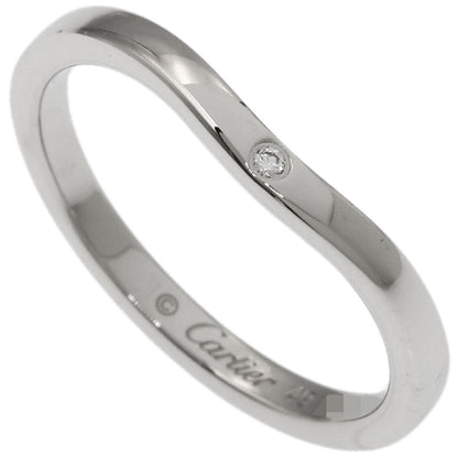 CARTIER Ballerina Curves 3P Diamond #49 Ring Platinum PT950 Ladies [Used]