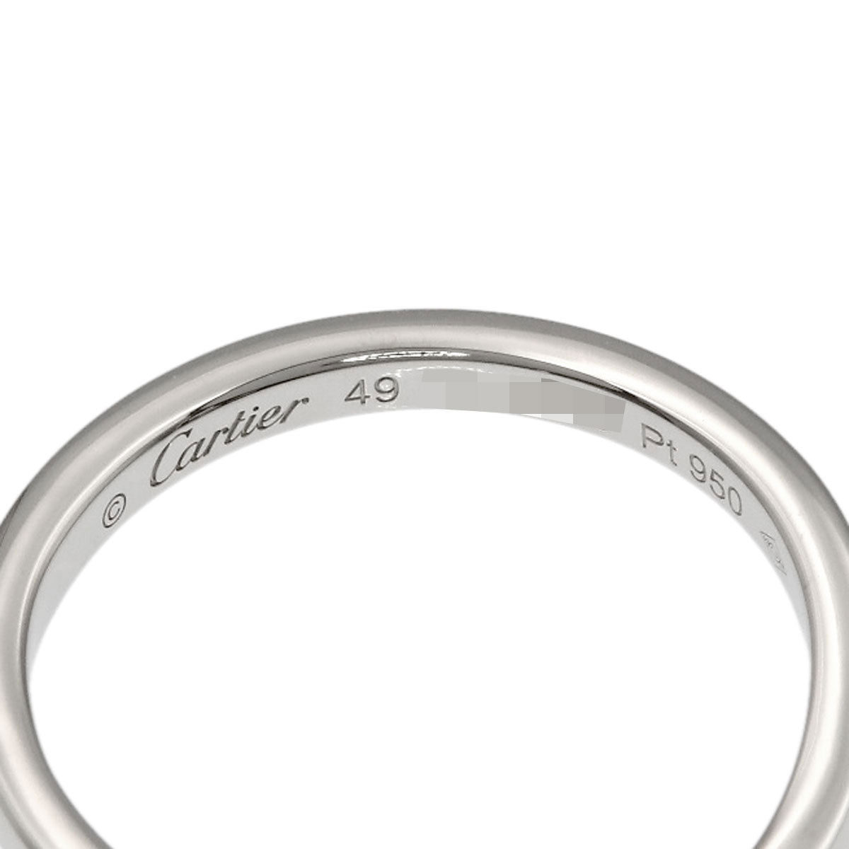 CARTIER Ballerina Curves 3P Diamond #49 Ring Platinum PT950 Ladies [Used]