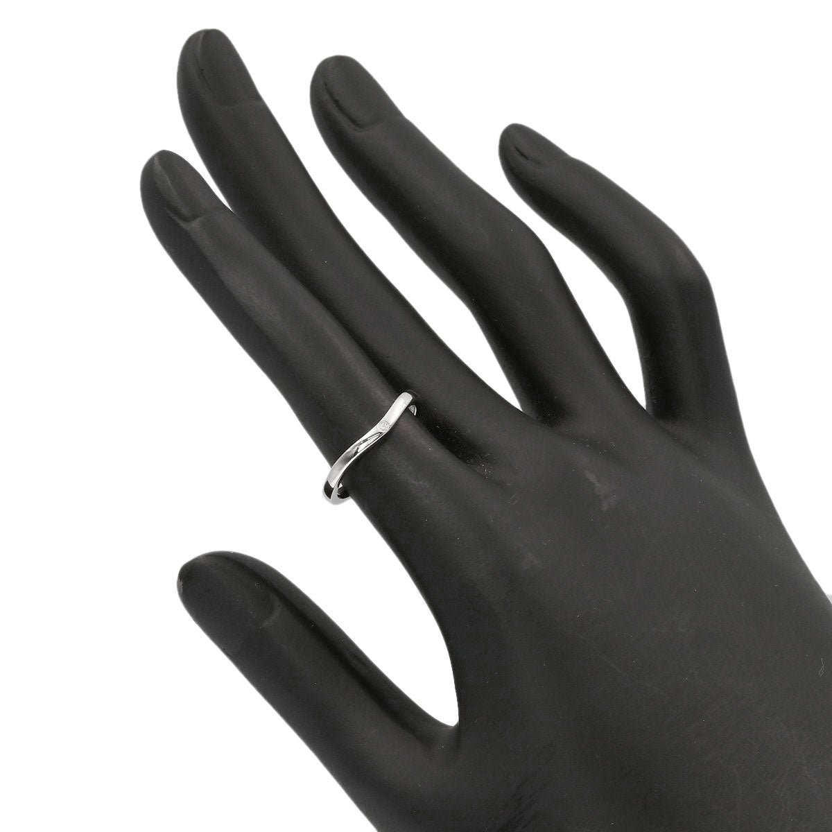 CARTIER Ballerina Curves 3P Diamond #49 Ring Platinum PT950 Ladies [Used]