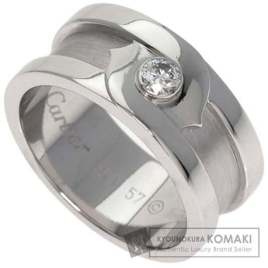 カルティエ C2 フォーチュン ダイヤモンド #57 リング・指輪 K18ホワイトゴールド レディース 【中古】【CARTIER】