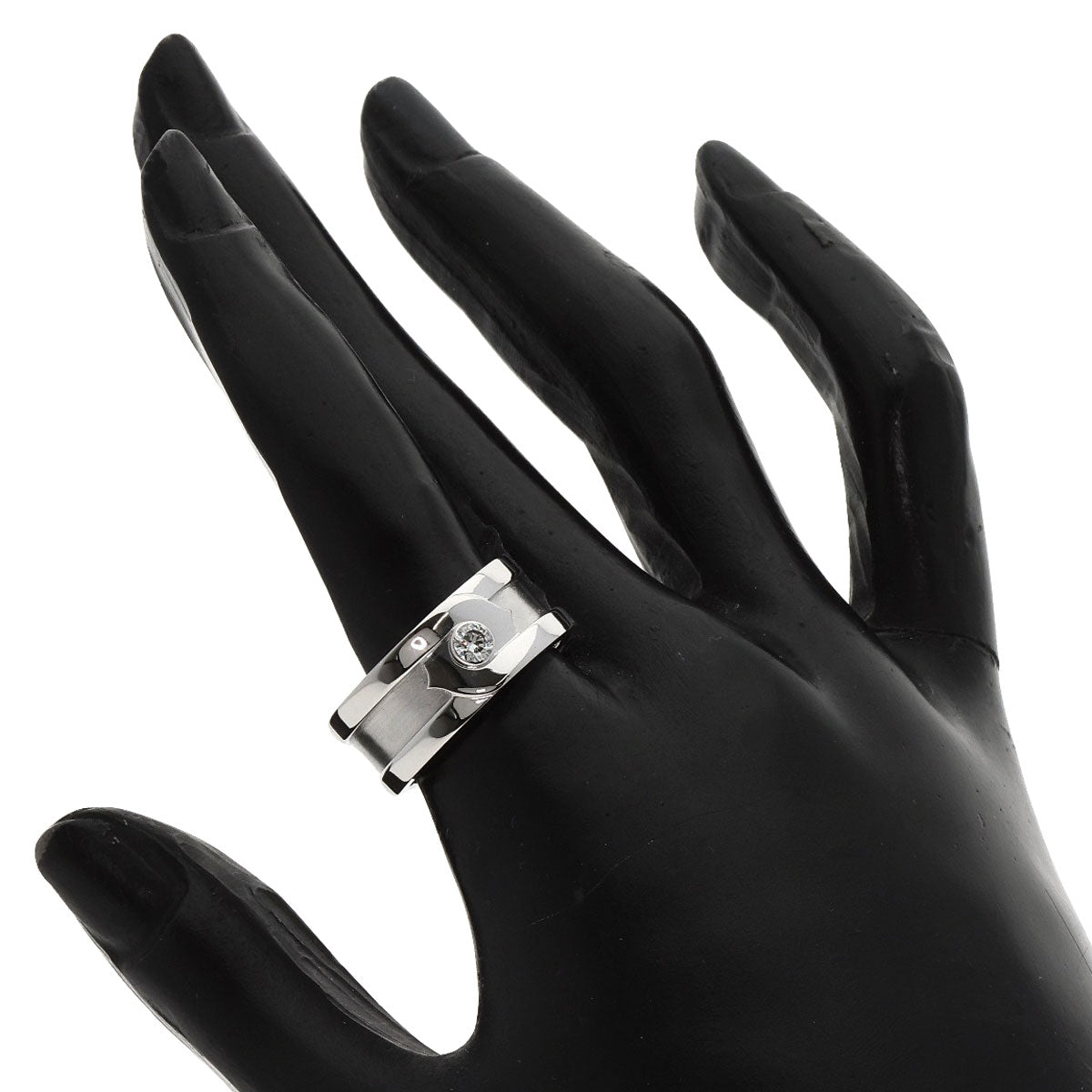 カルティエ C2 フォーチュン ダイヤモンド #57 リング・指輪 K18ホワイトゴールド レディース 【中古】【CARTIER】