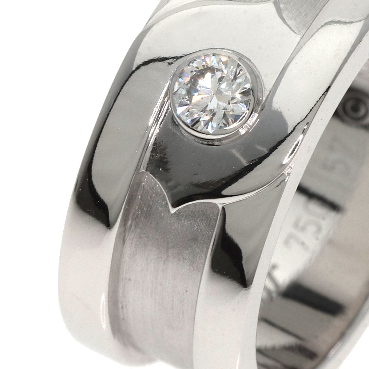 カルティエ C2 フォーチュン ダイヤモンド #57 リング・指輪 K18ホワイトゴールド レディース 【中古】【CARTIER】