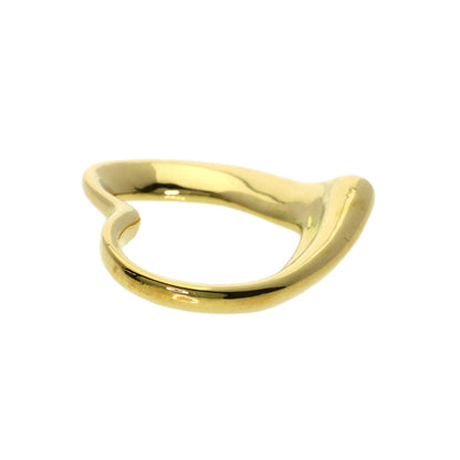 TIFFANY&Co. Open heart Pendant top K18 Yellow Gold Ladies [Used]