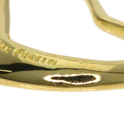TIFFANY&Co. Open heart Pendant top K18 Yellow Gold Ladies [Used]