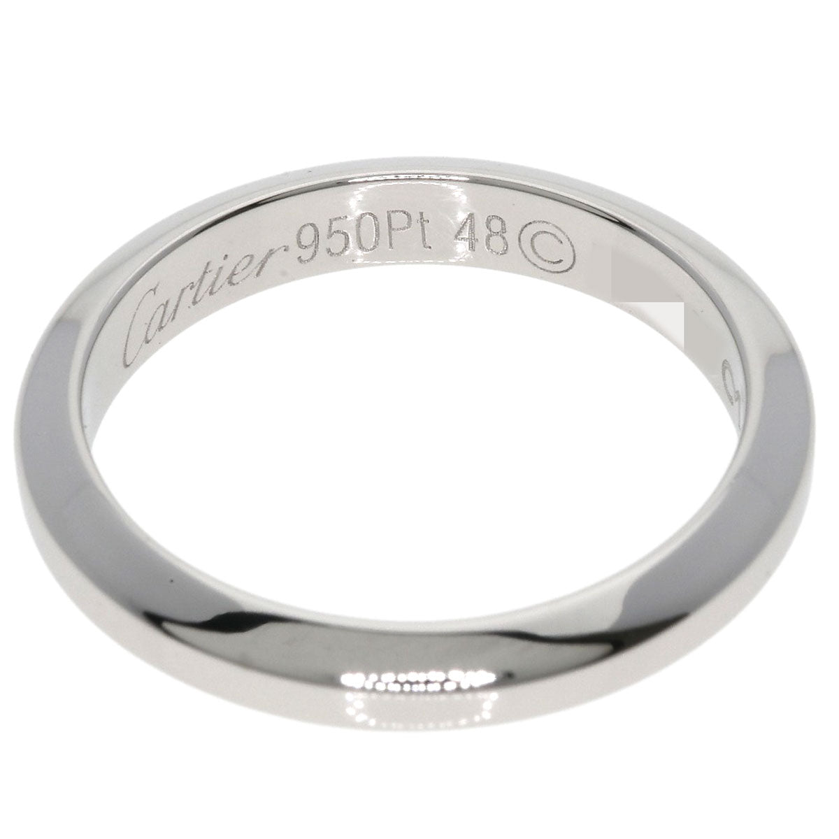 CARTIER Wedding ring # 48 Ring Platinum PT950 Ladies [Used]