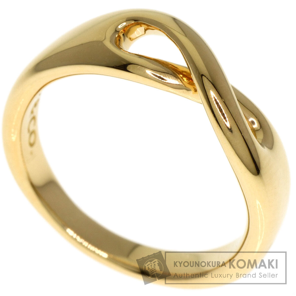 TIFFANY&Co. Infinity Ring K18 Yellow Gold Ladies [Used] – Kyounokura Japan