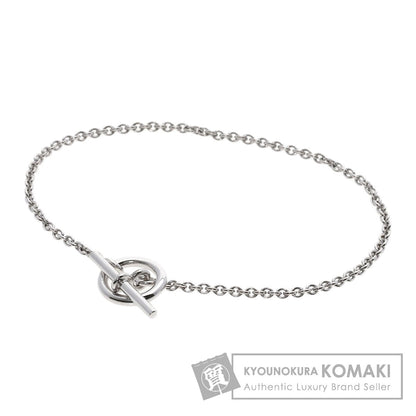HERMES Mini Shane Dunkle Bracelet K18 White Gold Ladies [Used]