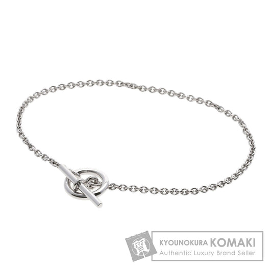 HERMES Mini Shane Dunkle Bracelet K18 White Gold Ladies [Used]