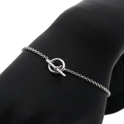 HERMES Mini Shane Dunkle Bracelet K18 White Gold Ladies [Used]