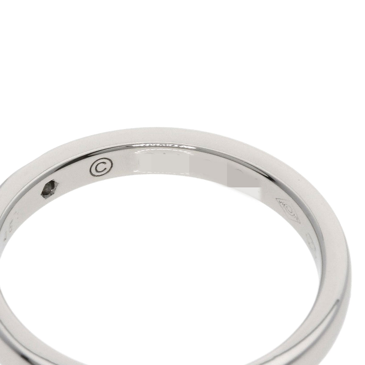 カルティエ バレリーナ ウェディング 1P ダイヤモンド #46 リング・指輪 プラチナPT950 レディース 【中古】【CARTIER】