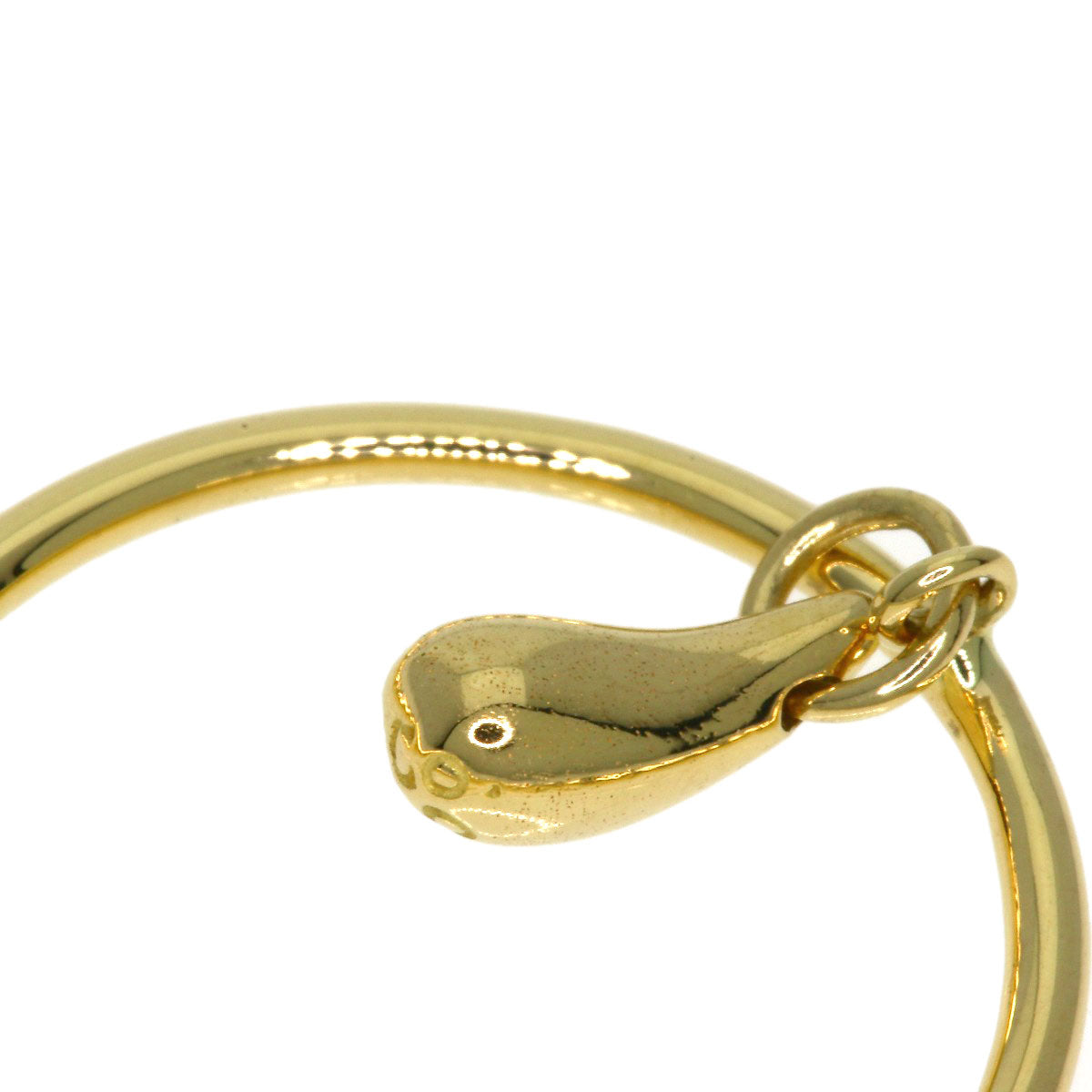 TIFFANY&Co. teardrop Ring K18 Yellow Gold Ladies [Used]