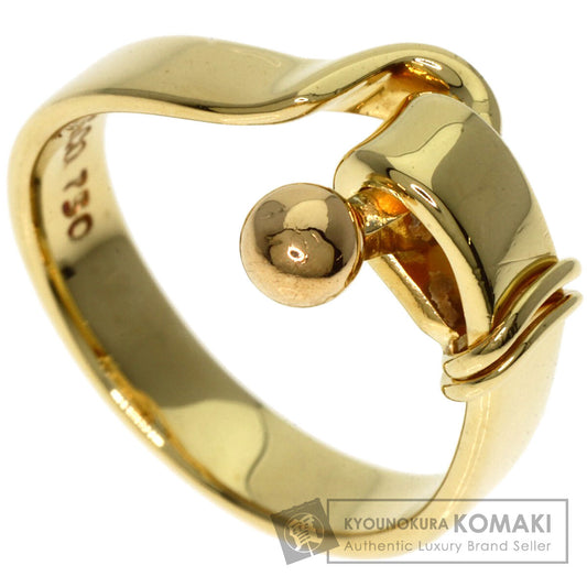 TIFFANY&Co. Hook & Eye Ring K18 Yellow Gold Ladies [Used]
