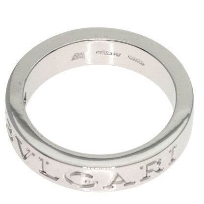 BVLGARI Double logo Diamond Ring K18 White Gold Ladies [Used]