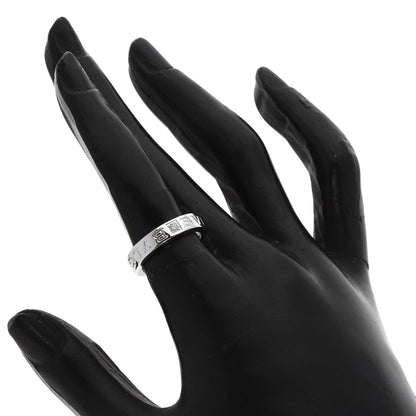 BVLGARI Double logo Diamond Ring K18 White Gold Ladies [Used]